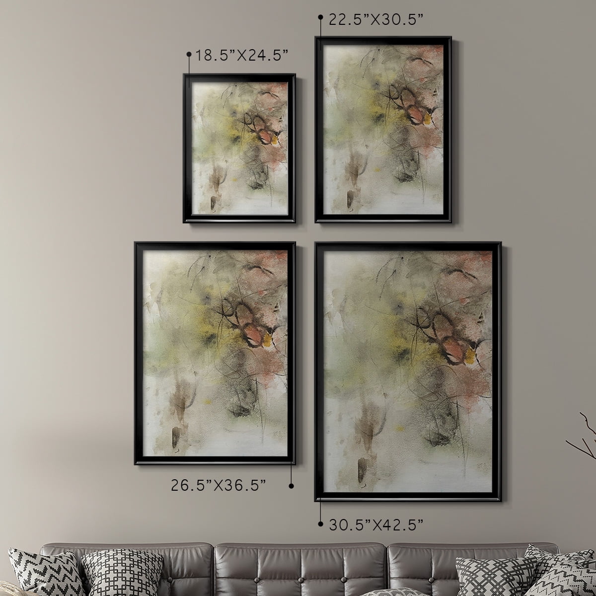 Soft Inspiration III Premium Framed Print, in Gold, Black, or Silver - Ready to Hang