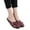 Wine, variant on Quaouag Women's Classic Comfort Leather Penny Loafers Casual Slip-Ons Lightweight Walking Flats Driving Mocs Boat Shoes