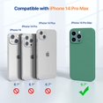 thumbnail image 2 of Designed for  14 Pro Max Case  with 2 Pack Screen Protectors [Upgraded Enhanced Camera Protection] Shockproof Liquid Silicone Case with Microfiber Lining 6.7 inch(Chocolate), 2 of 16