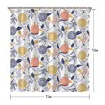 thumbnail image 5 of Waterproof Beautiful Colorful Floral Shower Curtain 72x72 Inch Boho Style Polyester Unique Shower Curtain for Bathroom Hotel Home Decor with 12 Plastic Hooks, 5 of 5