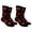 Black Orange, variant on COUVER Unisex 100 Score Cushioned Crew Socks Black Gold Size 10-13 2-Pack (4 Count)