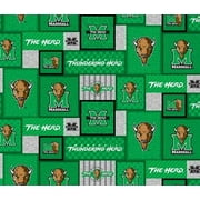 Ncaa-Marshall College Patch Crafting Fleece, By The Yard