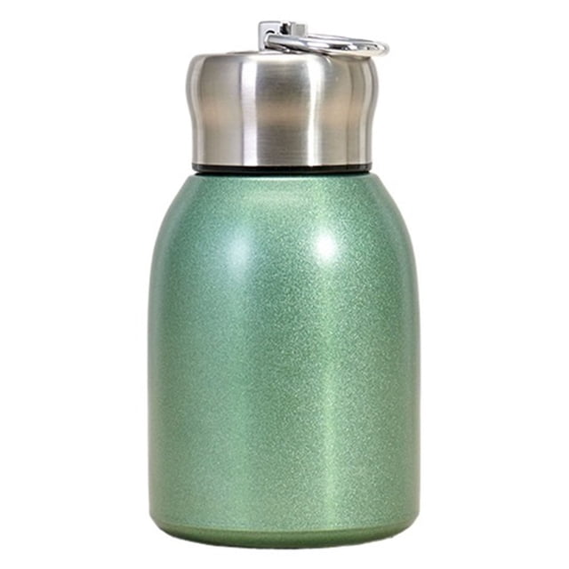 Botella de agua aislada de acero inoxidable portátil de 280 ml, mantiene las bebidas calientes o frías