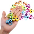 thumbnail image 5 of 72 Pieces Eyes Finger Puppet Eyeballs Ring Toy Googly Eyeball Ring for Kids Party Toy, 6 Colors, 5 of 7
