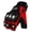 Red, variant on madmotor Half-Finger, Outdoor Knuckle M, Black Universal for Adult Unisex Motorcycle Gloves