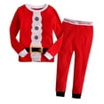 thumbnail image 2 of Conjunto de Pijamas de Navidad para niños y niñas, ropa de dormir 100% de algodón, Papá Noel, muñeco de nieve, 2 a 7 años, invierno, nuevo, 2 of 4
