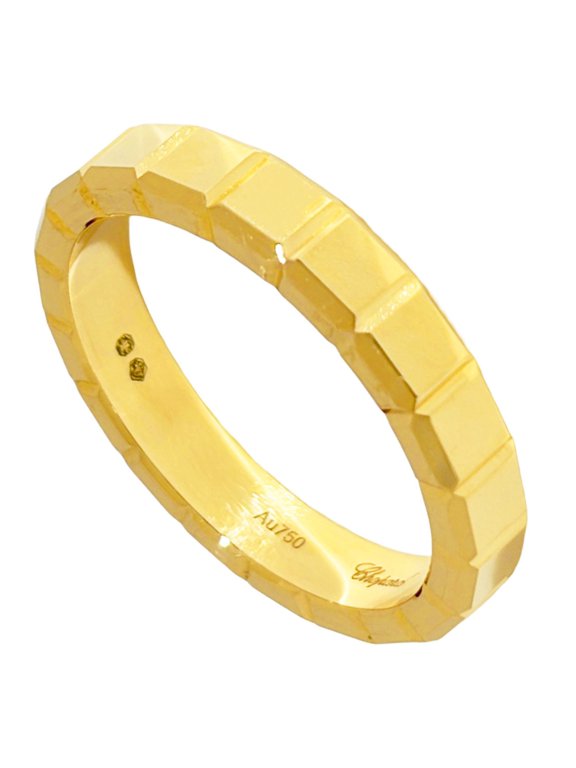 Pre-Owned Chopard Ice Cube Ring, approximately 18K Yellow Gold (7.8g), 829834-0016.