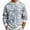 Blue, variant on HOMADLES Mens Crewneck Sweatshirt Graphic Big and Tall Print Pullover Tops Stretch Soft Casual Sweatshirts Gray Size XL