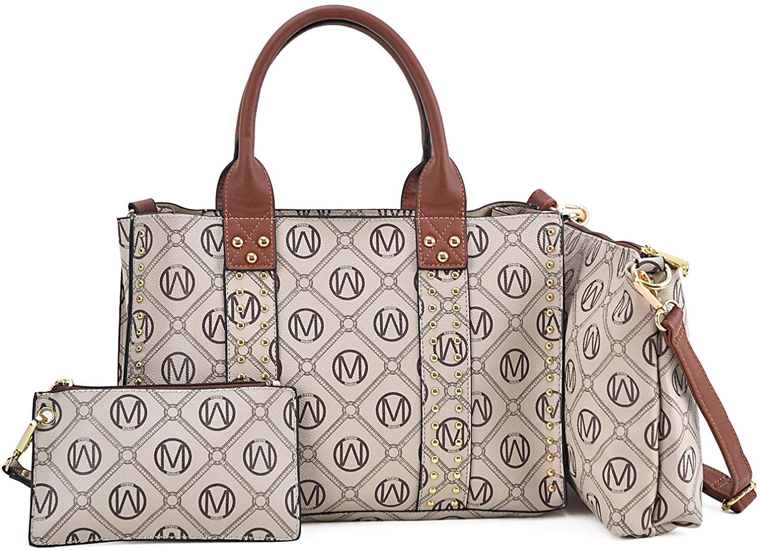 monogram tote purse