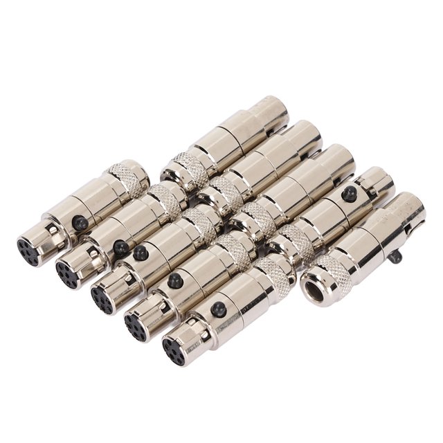 Conector Femenino XLR, Cabeza Femenina Compacta Multipósito XLR 10 PCS Reducción de Ruido EMI para La Interfaz de Monitor