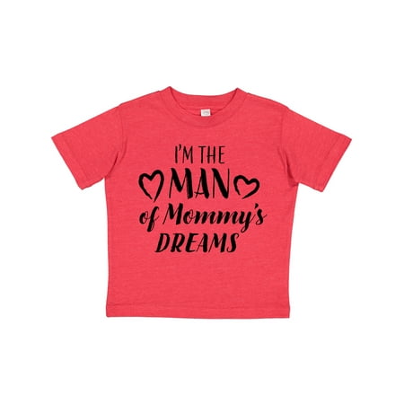 

Inktastic I m the Man of Mommys Dreams- Valentines for Kids Gift Toddler Boy Girl T-Shirt