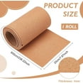 thumbnail image 2 of DIY 19.68ftx7.8inch Cork Roll 1mm Natural Cork Board Bulletin Board Corkboard Paper Sheets for Coaster Wall Decoration Party and DIY Crafts Supplies DIY, 2 of 6