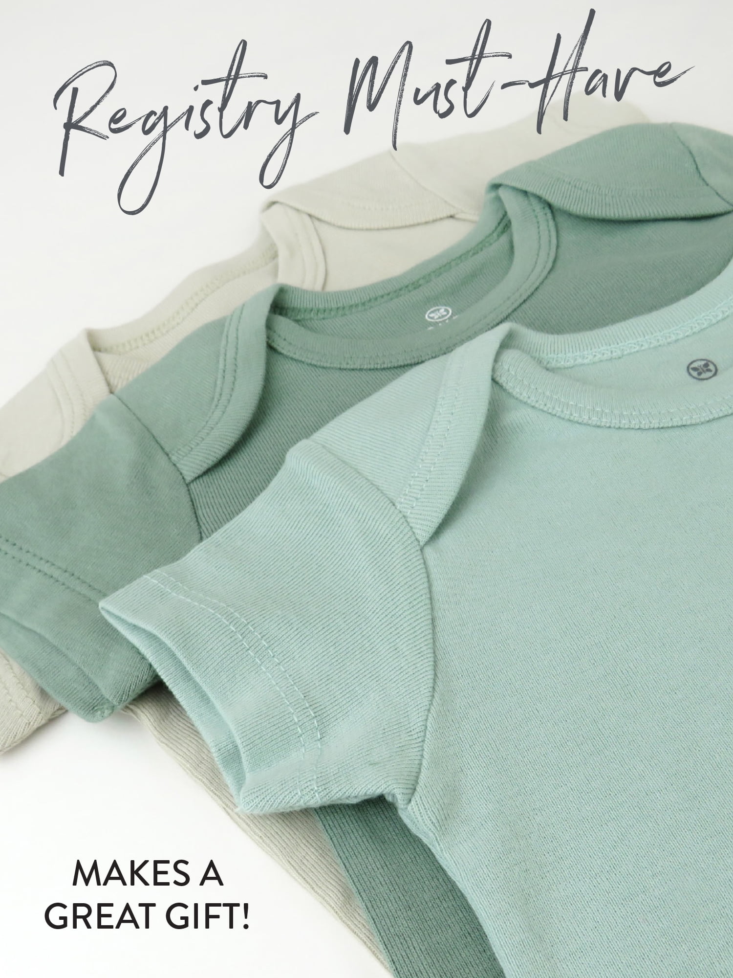 Honest Baby Clothing Baby Boy or Girl Gender Neutral Organic Cotton Short Sleeve Bodysuits, 3 Pack (Preemie-24 Months)