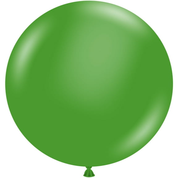 3 Tuftex Green Round Balloons 24" Made In USA