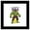Black Framed Version, variant on Gallery Pops Marvel Comics Avengers - Classic Hulk Halftone Badge Wall Art, Unframed Version, 12" x 12"