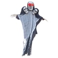 thumbnail image 2 of Xihbxyly Fantasma de Halloween de Tres Cabezas, Ojos Rojos Brillantes, Diseño de Tela Deshilachada, Decoración Espeluznante, Decoración para Interiores y Exteriores, Casa Embrujada Espeluznante, Tama, 2 of 7