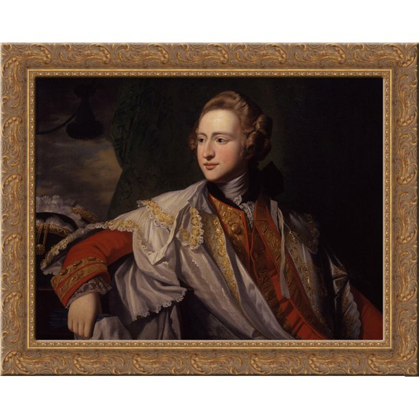 Francis Osborne, 5th Duke of Leeds 24x20 Gold Ornate Wood Framed Canvas