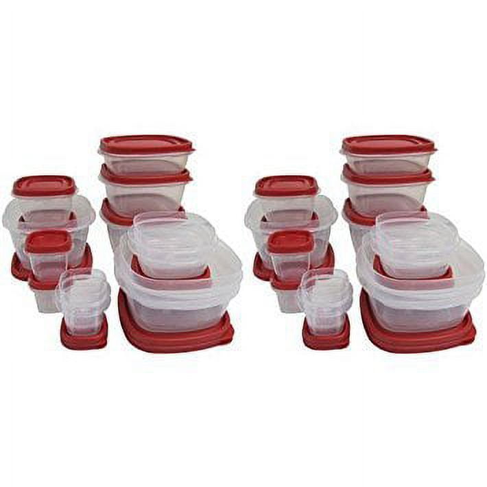 Rubbermaid 56-Piece BPA-Free Polypropylene Storage Containers with