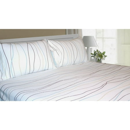 Tribeca Living Dot Extra Deep Pocket Flannel Sheet Set