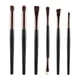 thumbnail image 4 of Cepillos de Maquillaje de Ojos Sunnimix Aplicador de Ojos Definidor en Polvo 6 Piezas Café Negro, 4 of 8