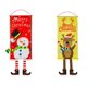 thumbnail image 1 of 2 banderas colgantes de Navidad, decoraciones de pancartas de Feliz Navidad, pancartas colgantes de Navidad, bandera colgante de Papá Noel, árbol de Navidad, alce, muñeco de nieve, banderas de decoración navideña Rojo Verde RV011031-01246SDJ, 1 of 5