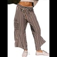 thumbnail image 1 of Pantalones Anchos de Verano para Mujer, Cómodos, Negros, Talla XXL, 1 of 5