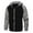 Black, variant on IYTR Mens Color Block Zip Up Jacket Hoodie Fleece Workout Hooded Sweatshirts Coats Loose Sportwear with Pocket (Khaki,L)
