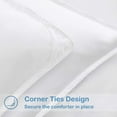 thumbnail image 6 of Balichun All Season Queen Size Soft Quilted Down Alternative Comforter Reversible Duvet Insert with Corner Tabs, Winter Summer Warm Fluffy, White, 88x88 inches, 6 of 7