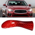 thumbnail image 1 of Housse de Levier de Vitesse en Fibre de Carbone Rouge pour Modèles Infiniti 2014 2021, 1 of 3