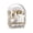 High Translucent White, variant on Multi-Function Make Up Case Dustproof Cosmetic Storage Box,Cosmetics Skin Care Products Portable Retro Series Case - High Translucent White