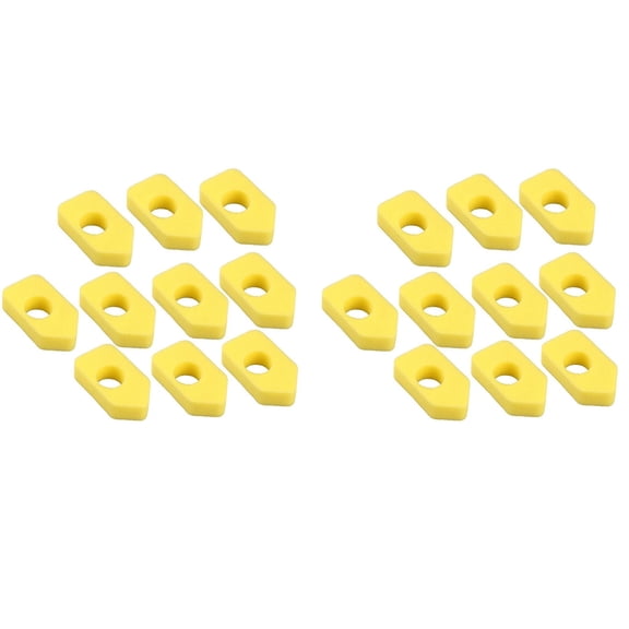 20Pcs Yellow Air Filters for Stratton 698369 Power Equipment Lawn Mower Parts
