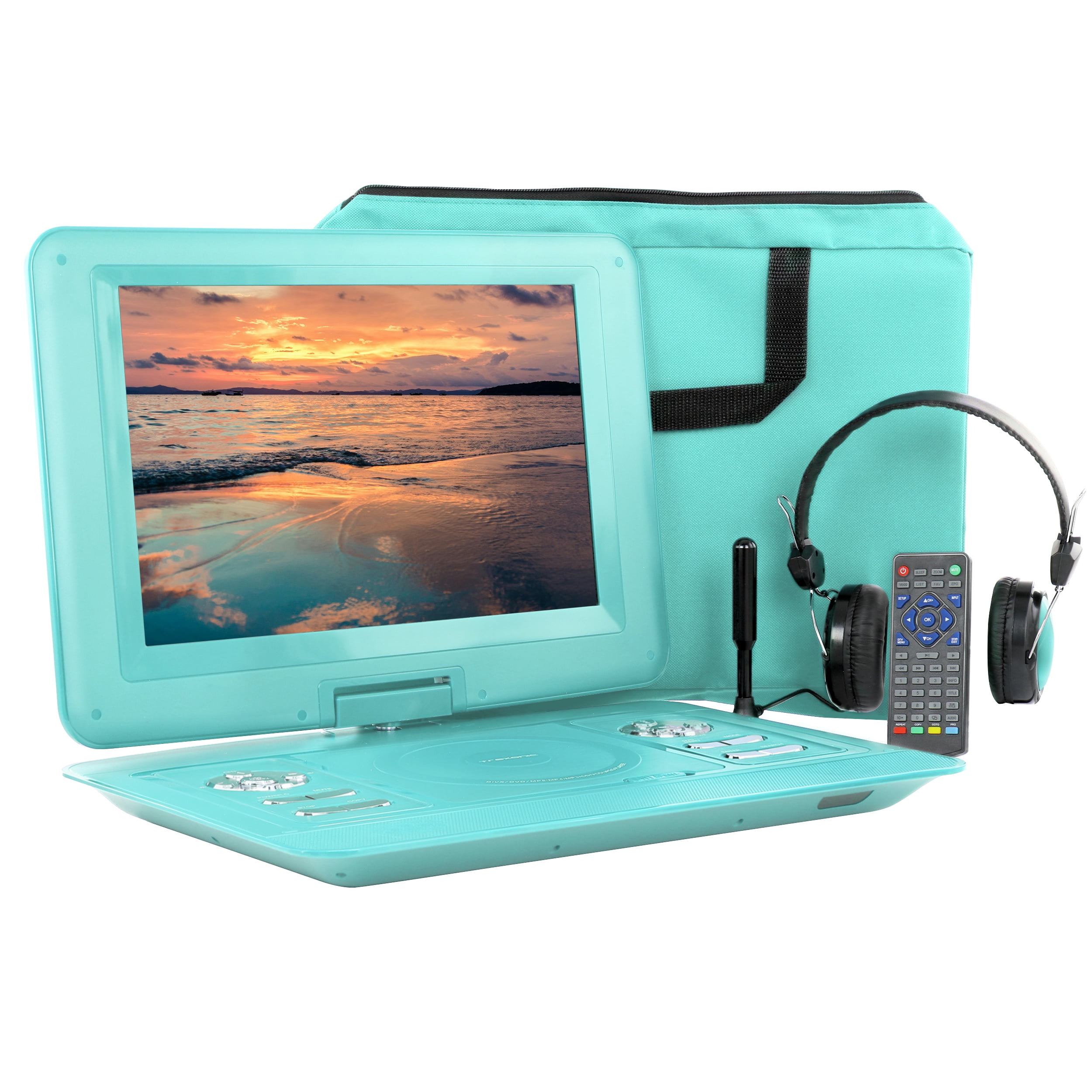 Trexonic Portable TV+DVD Player With Color TFT LED Screen And USB