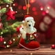 thumbnail image 3 of Lindo Colgante de Perro para Árbol de Navidad, Decoración Navideña Acrílica, 3 of 3