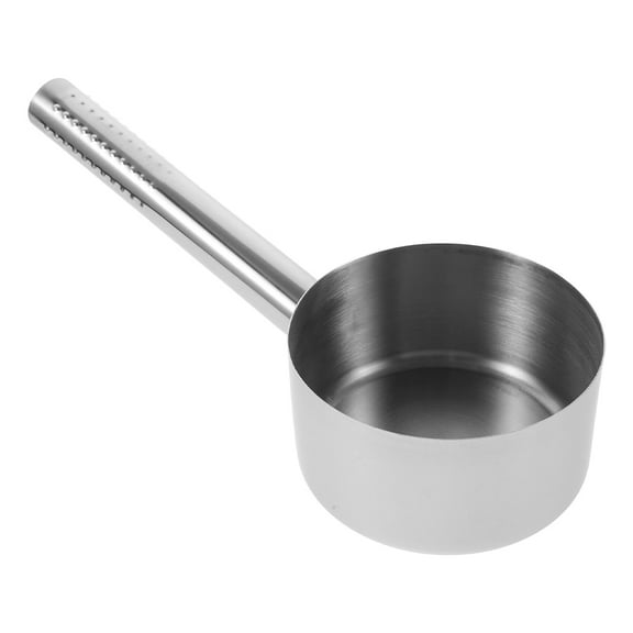 Large Stainless Steel Water Ladle with Long Handle for Kitchen and Bathroom for Bathing and Cooking Durable and Reusable Water Scoop