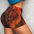 thumbnail image 4 of Lsque Chucky Pattern High Waisted Biker Shorts for Women-Tummy Control Fitness Athletic Workout Running Yoga Gym Shorts,Moisture-Wicking-X-Large, 4 of 9