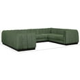 thumbnail image 2 of Meridian Furniture Quinn 133" 8-Piece Fabric Modular Sectional in Green, 2 of 15