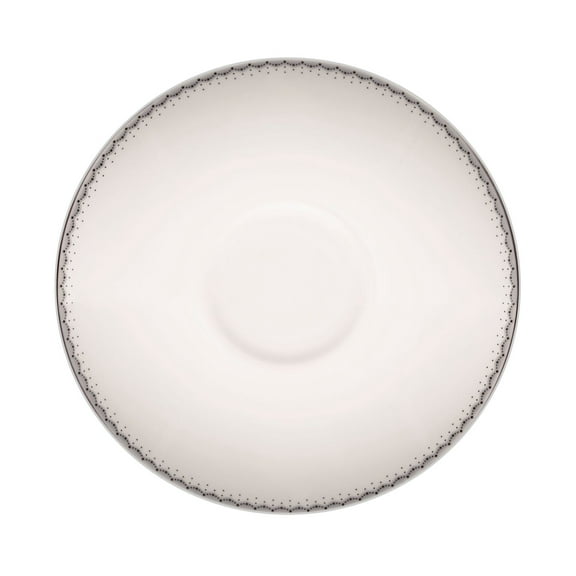 Waterford Monique Lhuillier Dinnerware, Dentelle Tea Saucer, White