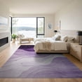 thumbnail image 3 of ODIKA 9'x12' Washable Area Rug Tie Dye Gothic Abstract Swirl Ombre Purple Galaxy Gradient for Dining Room, Basement, Large Office, Non-Slip Chair-Friendly, 3 of 7