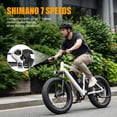 thumbnail image 6 of Actbest 20"x4.0" Electric Fat Tire Bike for Adults, 500W Motor 20 MPH, 48V 10.4Ah Battery, 7 Speed, E-Mountain Bike for Man Teen, 6 of 6