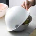 thumbnail image 5 of Kitchen Basket Kitchen Storage Sink Drain Basket Double Fruit Basket Turn Drainage Basin 23*10.5cm, 5 of 5