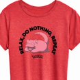 thumbnail image 3 of Pokémon - Relax, Do Nothing - Women's Short Sleeve Graphic T-Shirt, 3 of 5