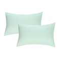 thumbnail image 2 of PiccoCasa 2 Pack Microfiber Pillowcases 20"x26" Envelope Closure Pillow Covers, Light Green, 2 of 7