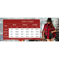 thumbnail image 5 of Women Plaid Cape Coat Stand Collar Double‑Breasted Sleeveless Poncho Jacket, 5 of 5