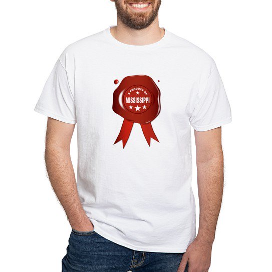 CafePress - A Product Of Mississippi T Shirt - Men's Classic Cotton T-Shirts