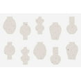 thumbnail image 2 of Uplusmestudio 24x17 White Modern Wood Framed Museum Art Print Titled - Abstract Vases Beige, 2 of 4