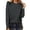 Dark Gray, variant on LiuXxxx Women's Tee Round Neck Long Sleeve Solid Casual Dark Gray S