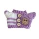 thumbnail image 4 of Suéter de muñeca Suéter de muñeca de peluche Ropa para accesorios de fotografía Ropa educativa para muñecas Vestir para muñecas de 17 cm y 15 cm Púrpura, 4 of 7