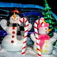 thumbnail image 4 of Bastones de caramelo inflables para decoraciones navideñas Joliyou, 4 of 6