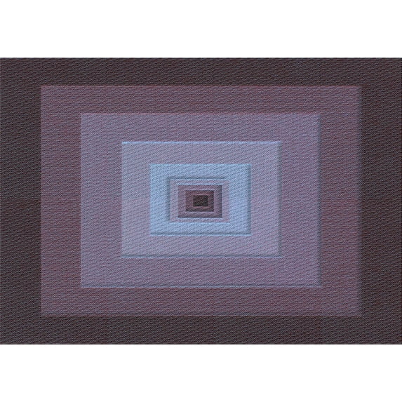 Ahgly Company Machine Washable Indoor Rectangle Transitional Plum Purple Area Rugs, 7' x 10'
