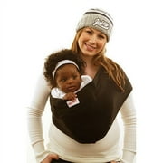 Peanut Shell - Baby Sling, Black Microfl